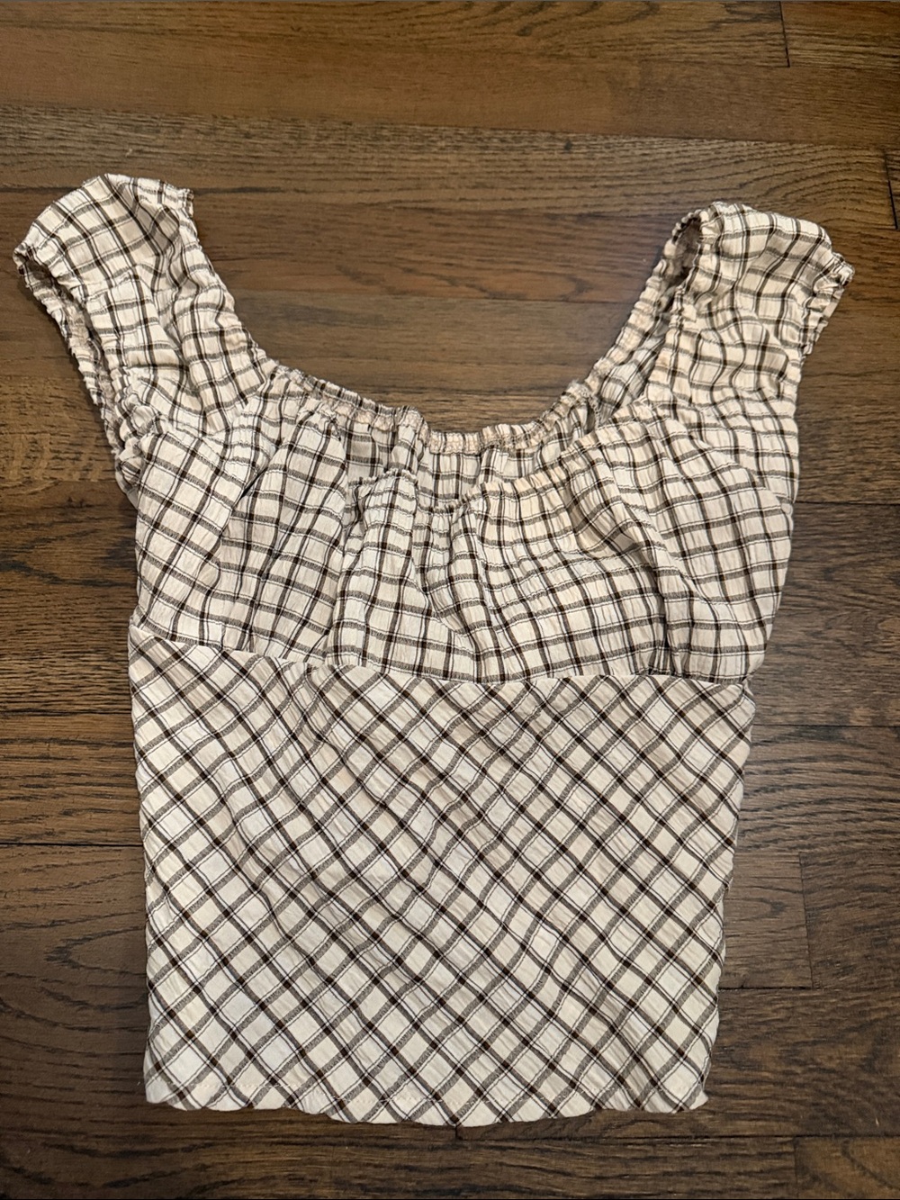 Plaid Country Crop Top